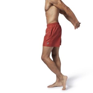 Reebok Beachwear Basic Boxer Kurze Hose Herren - Rot - DE 674-YNC